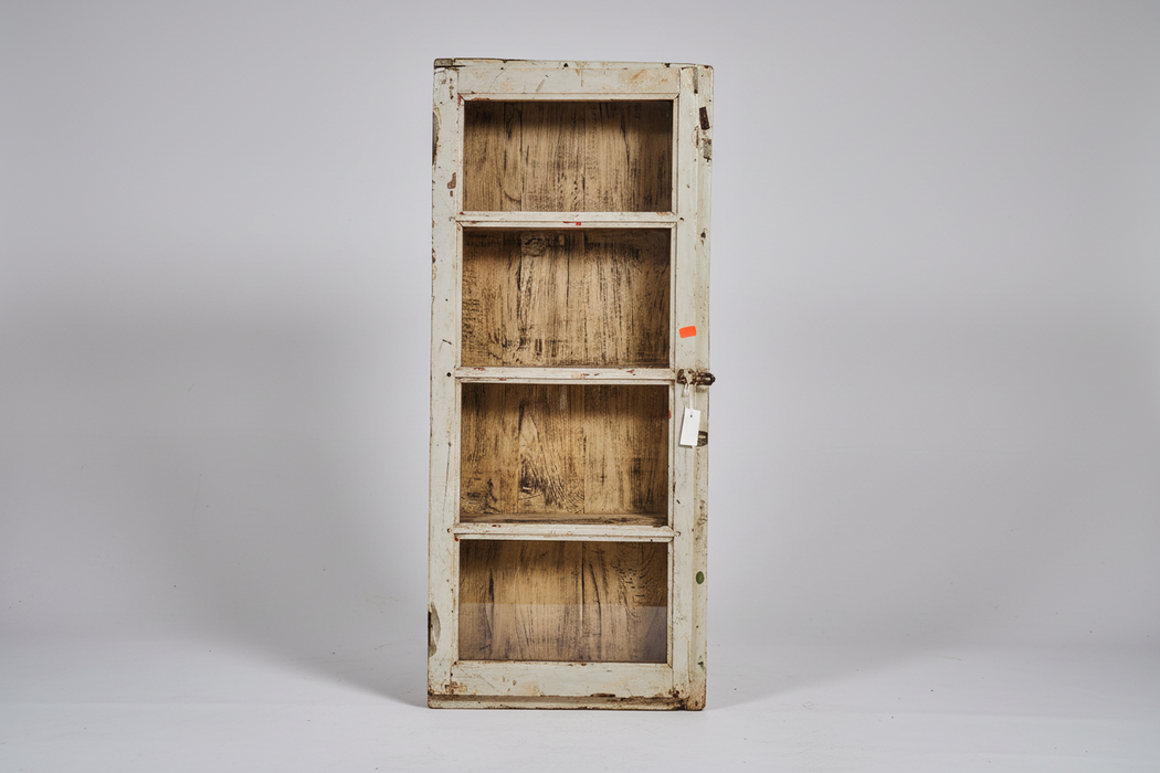 Vitrine aus indischen Teakholz