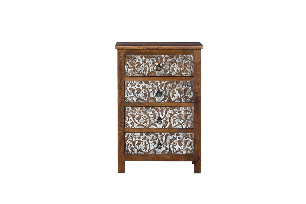Indisches Sideboard mit Musterung