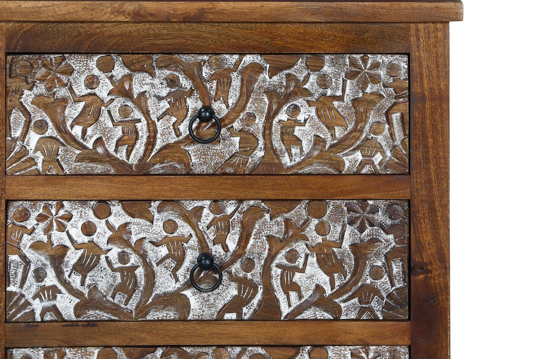 Indisches Sideboard mit Musterung