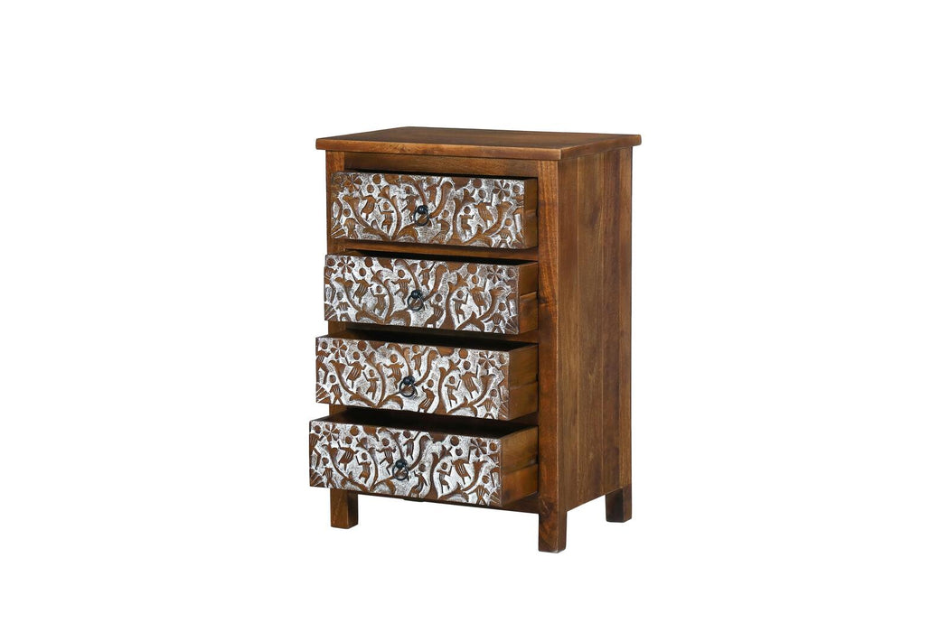 Indisches Sideboard mit Musterung