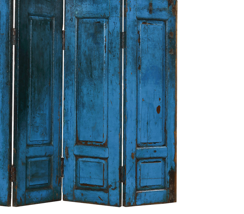 Paravent / Raumteiler aus alter indischer Türe