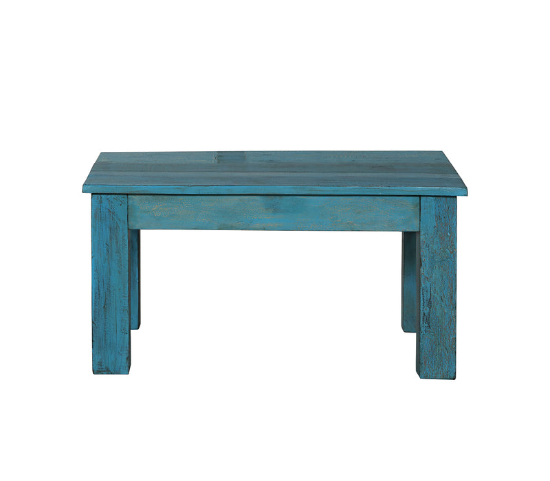 Indischer Couchtisch blau