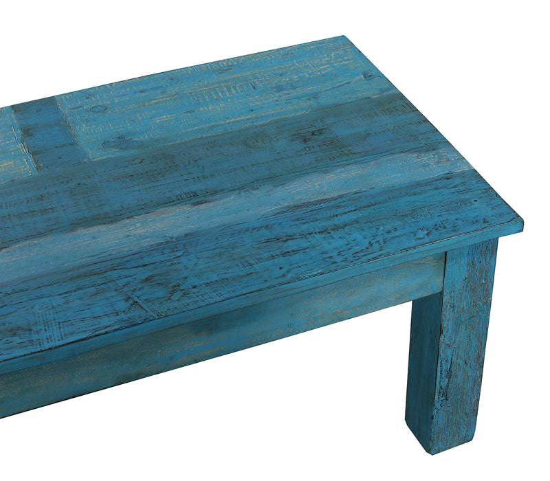 Indischer Couchtisch blau