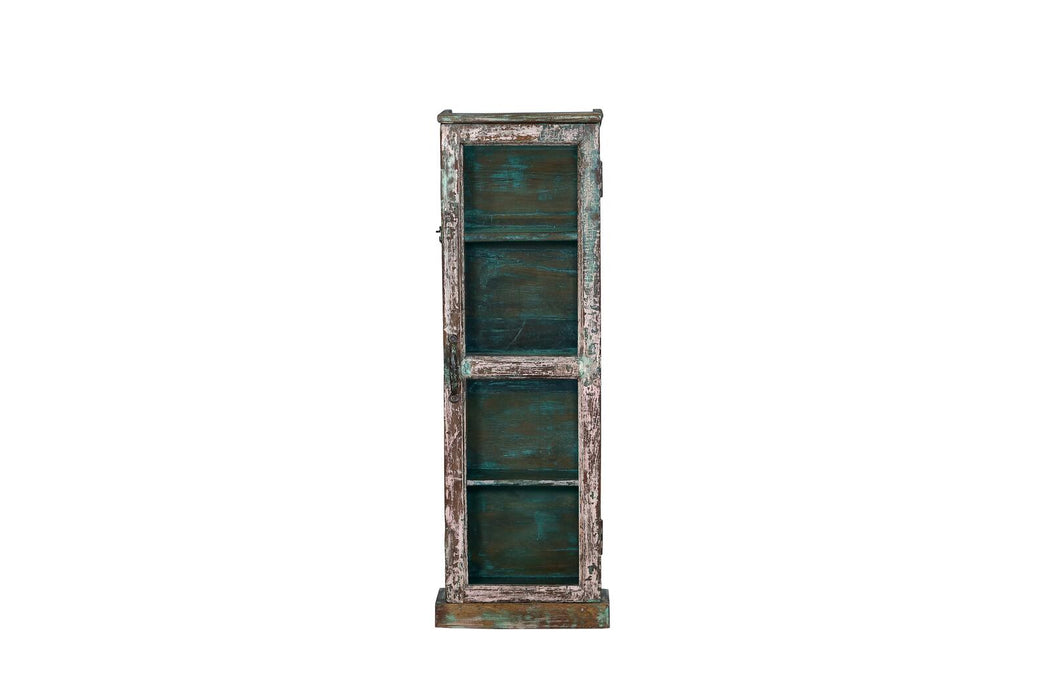 Schmale indische Vitrine
