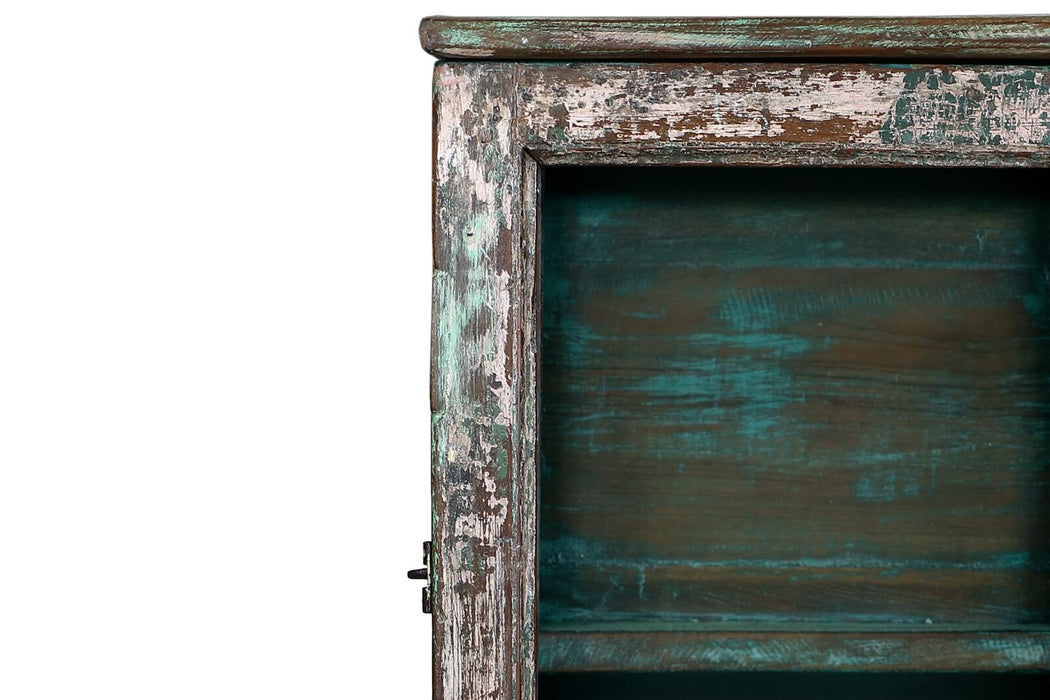 Schmale indische Vitrine