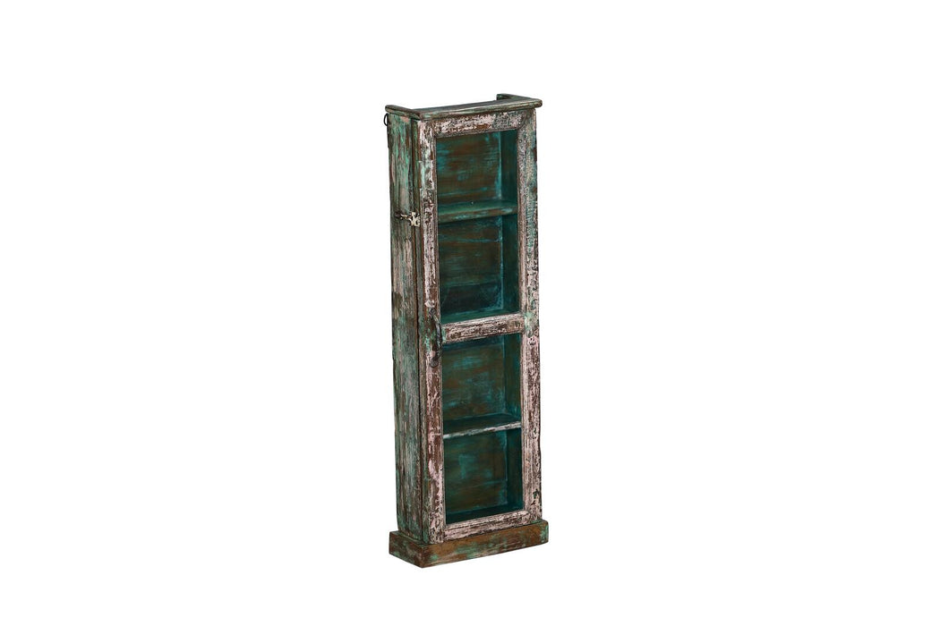 Schmale indische Vitrine