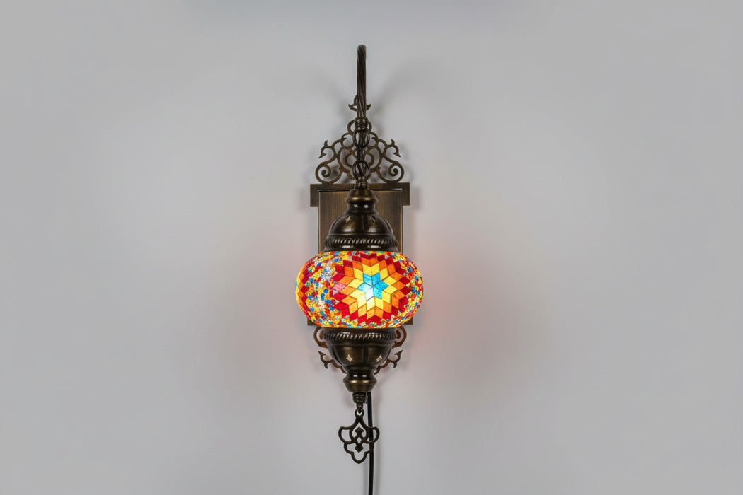Mosaiklampe für die Wand