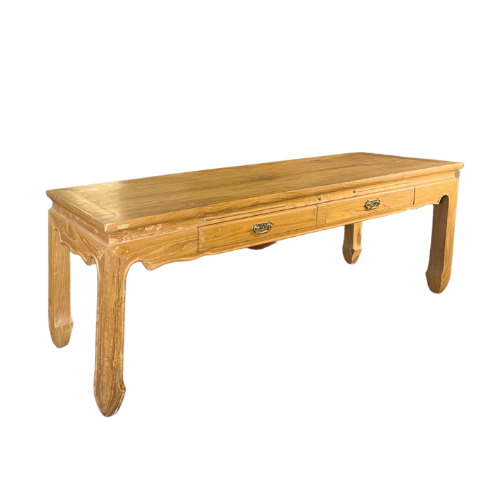 Couchtisch aus massiver Ulmenholz