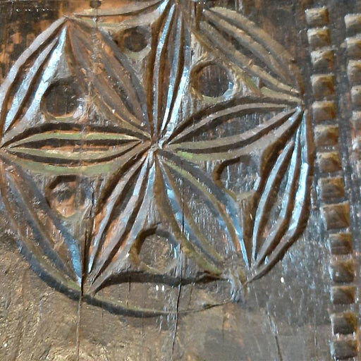 Antike Säule aus Nordpakistan - Detail