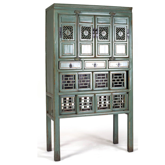 Asiatischer Schrank Grün