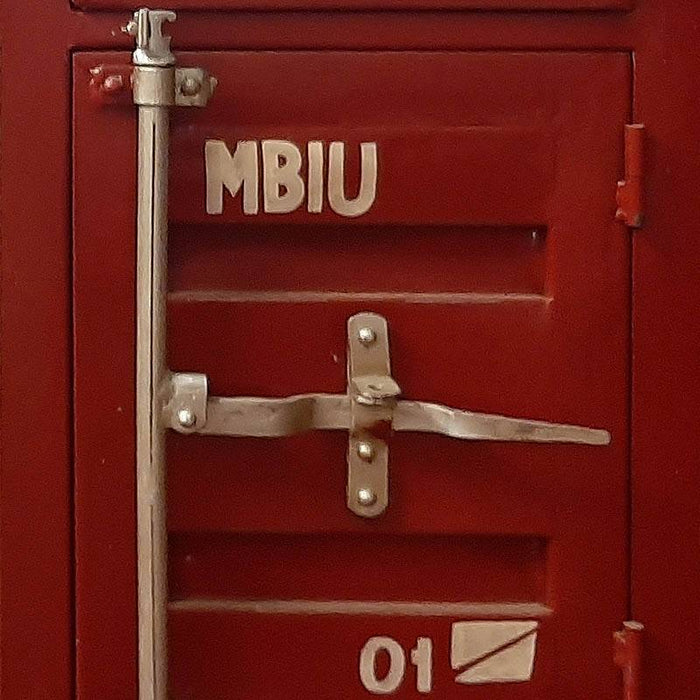 Container Schreibtisch Rot