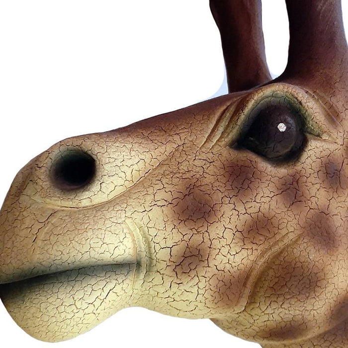 Giraffe aus Holz - Detail
