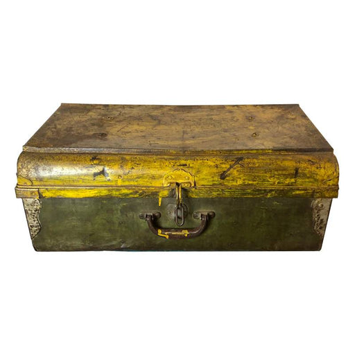 Indische Metalltruhe