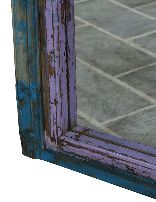 Großer blauer/violetter indischer Spiegel