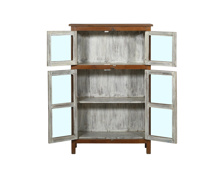 Indischer Vitrinen Schrank