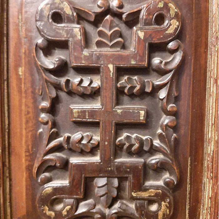 Kleiderschrank aus Indien - Detail