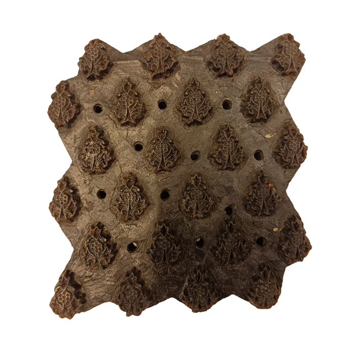Indischer Textilstempel aus Holz