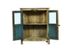 Vintage Vitrinen Schrank aus Indien