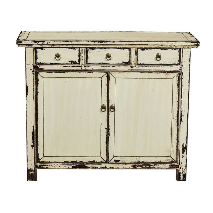 Chinesisches Sideboard, weiss