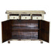 Chinesisches Sideboard, weiss