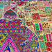 Patchwork Bettüberwurf / Wandbehang aus Indien