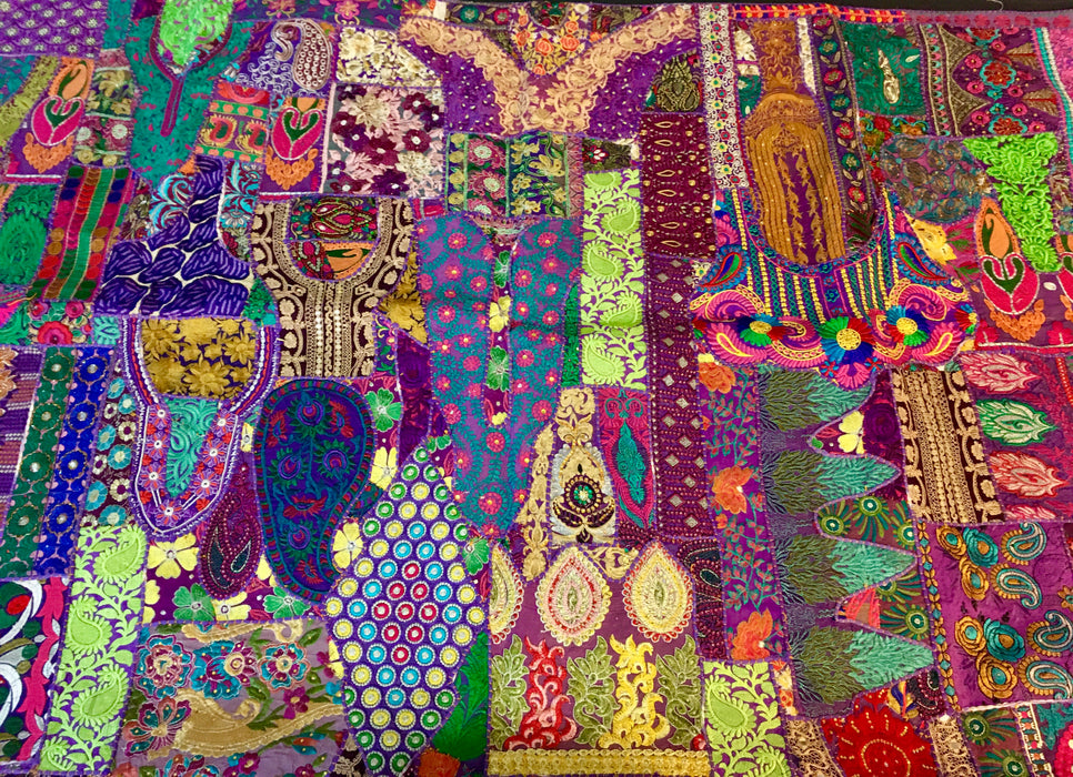 Patchwork Bettüberwurf / Wandbehang